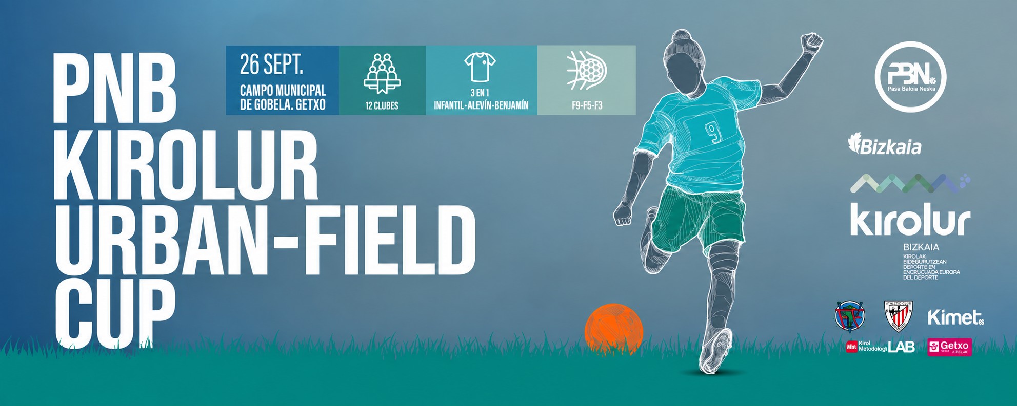 Kirolur promotes the KIROLUR URBAN-FIELD CUP program organized by KIMET