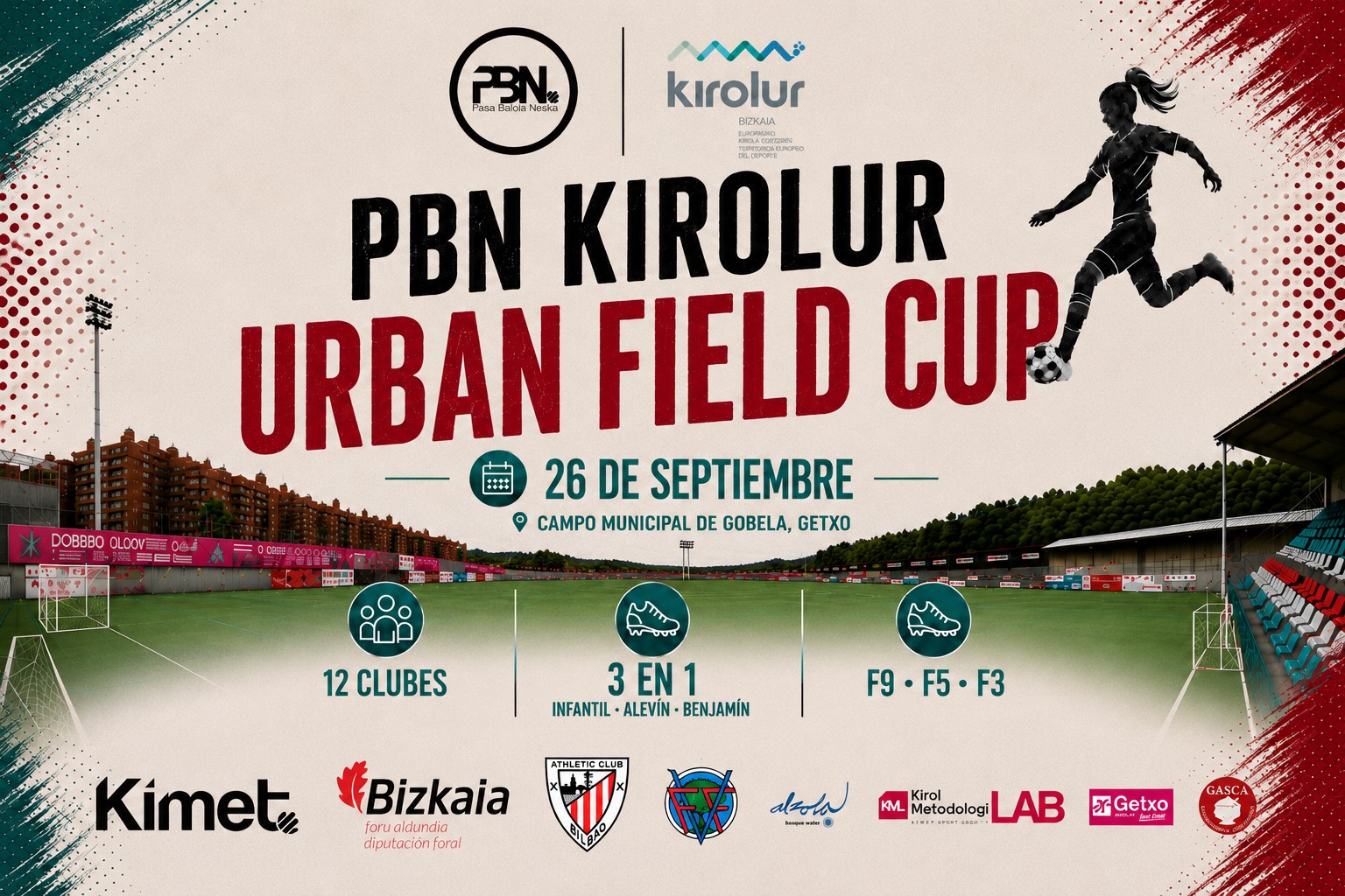 The Pass Ball Girls Championship will bring together 12 clubs in Gobela on September 26